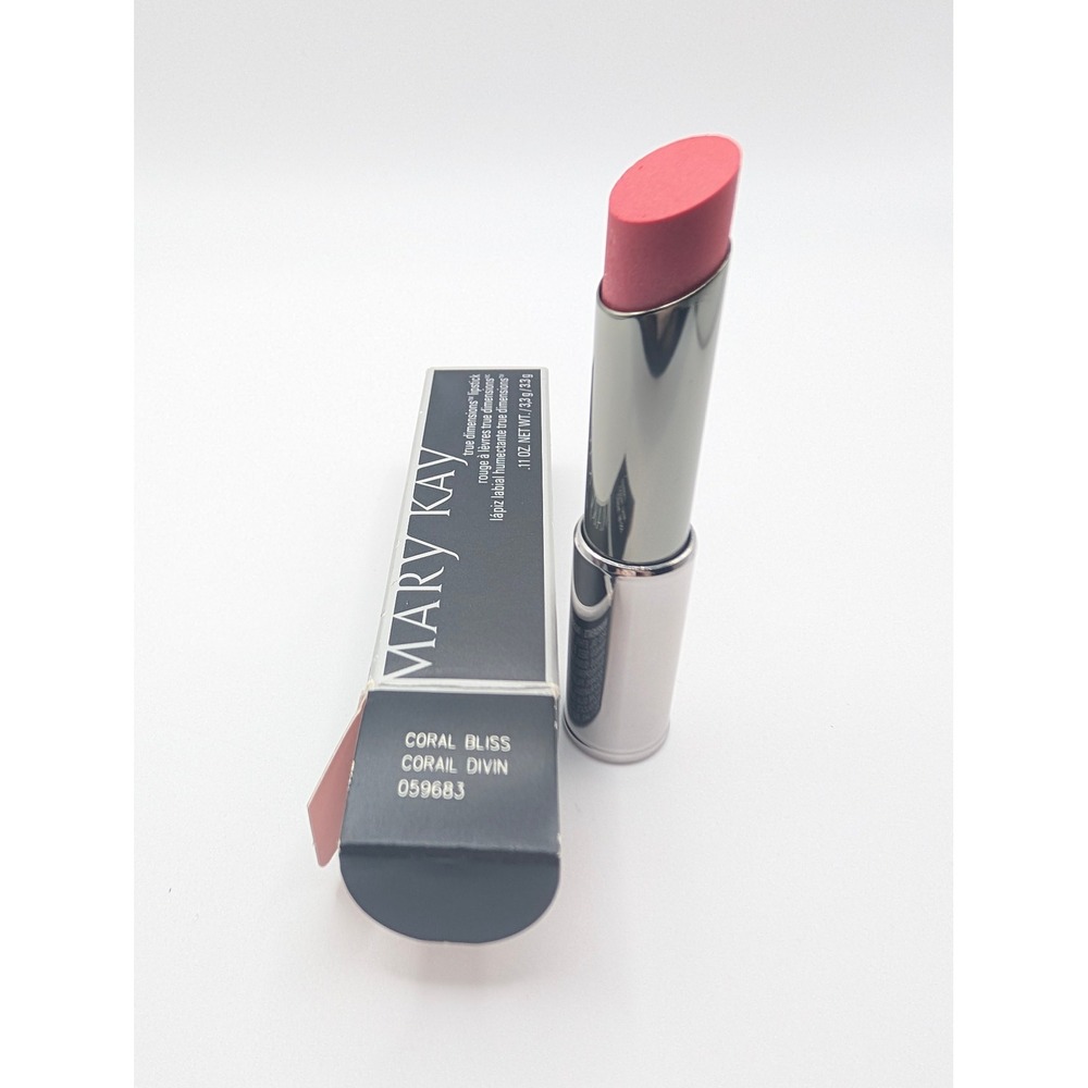 Mary Kay True Dimensions Lipstick Coral Bliss 059683 Pink Orange New In Box
